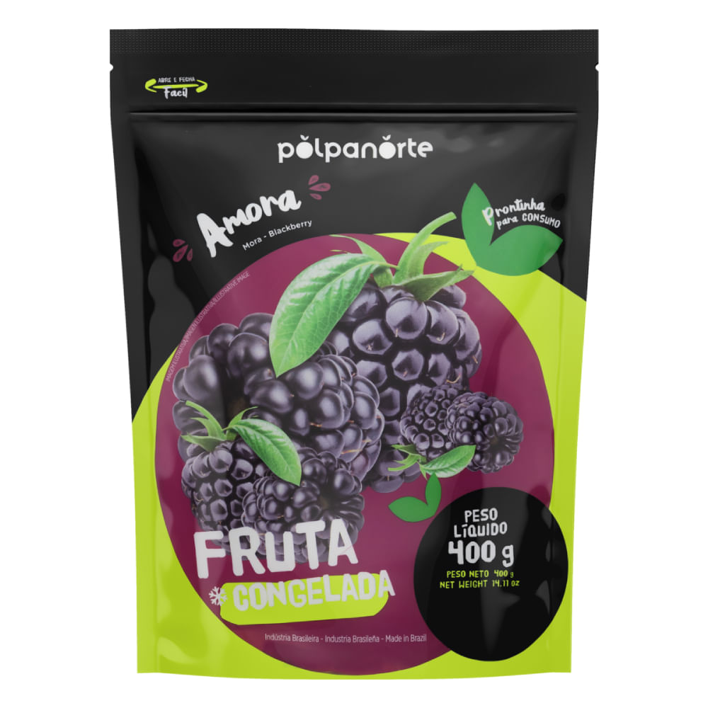 Amora Congelada Polpanorte 400g