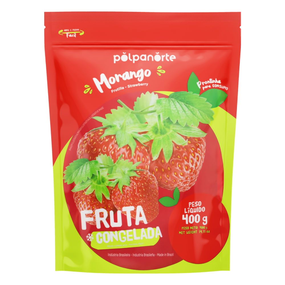 Morango Congelado Polpanorte 400g