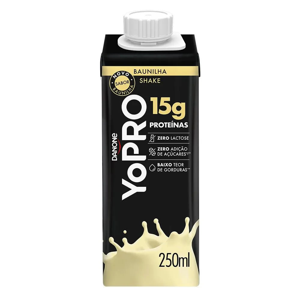 Bebida Láctea Yopro 15g Baunilha Danone 250Ml