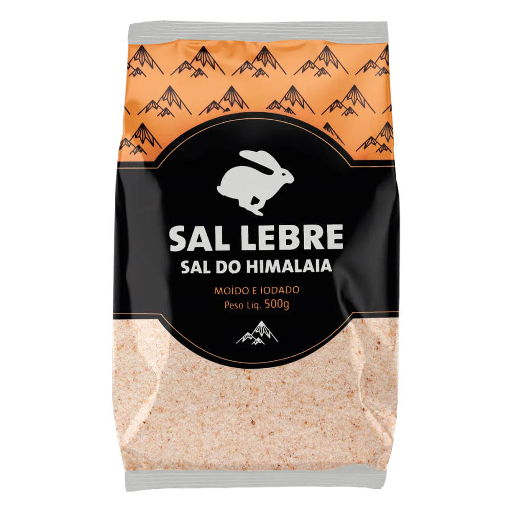 Sal Rosa do Himalaia Moído Lebre 500g