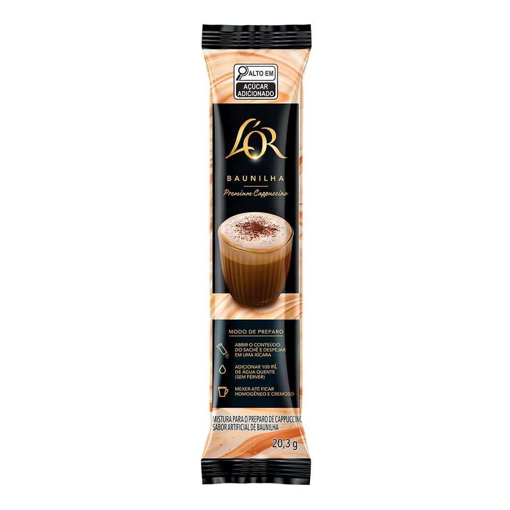 Cappuccino Premium Baunilha L'or 20,3g