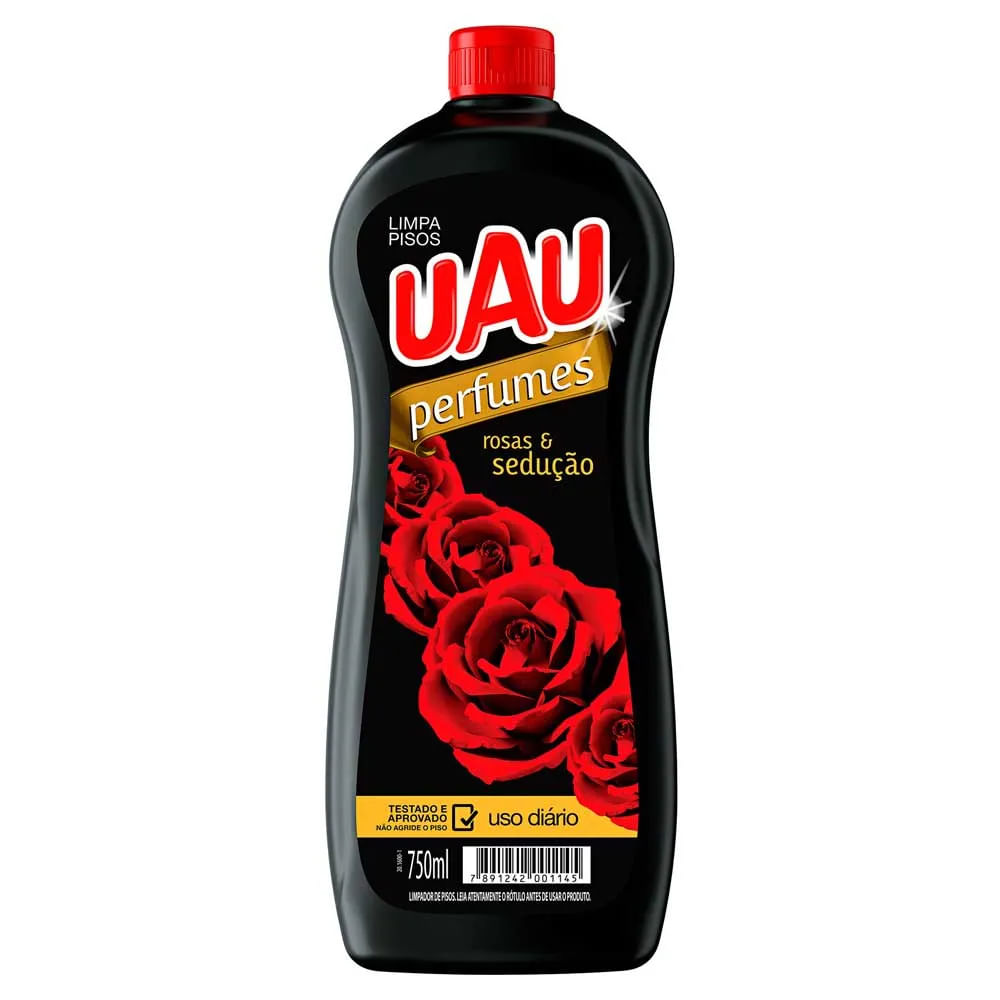 Limpa Pisos Rosas e Sedução Uau 750ml