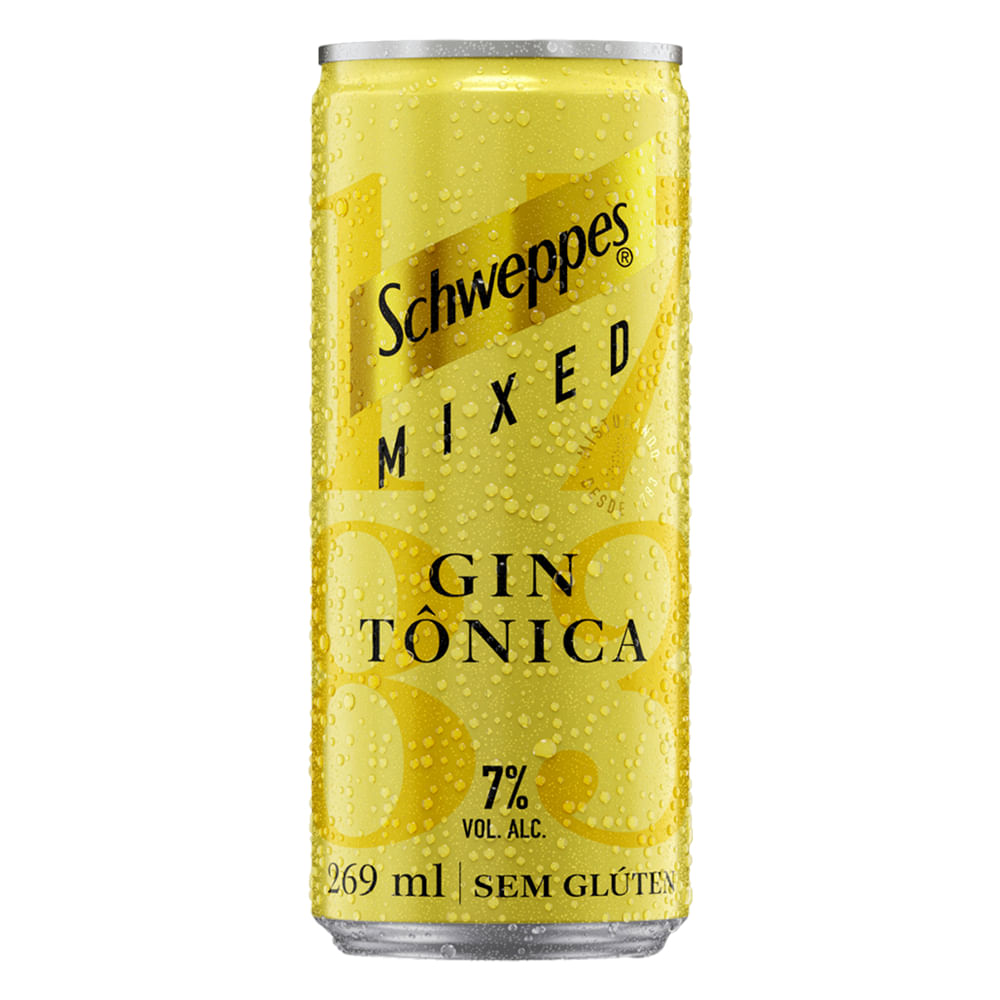 Gin Tônica Mixed Schweppes 269ml