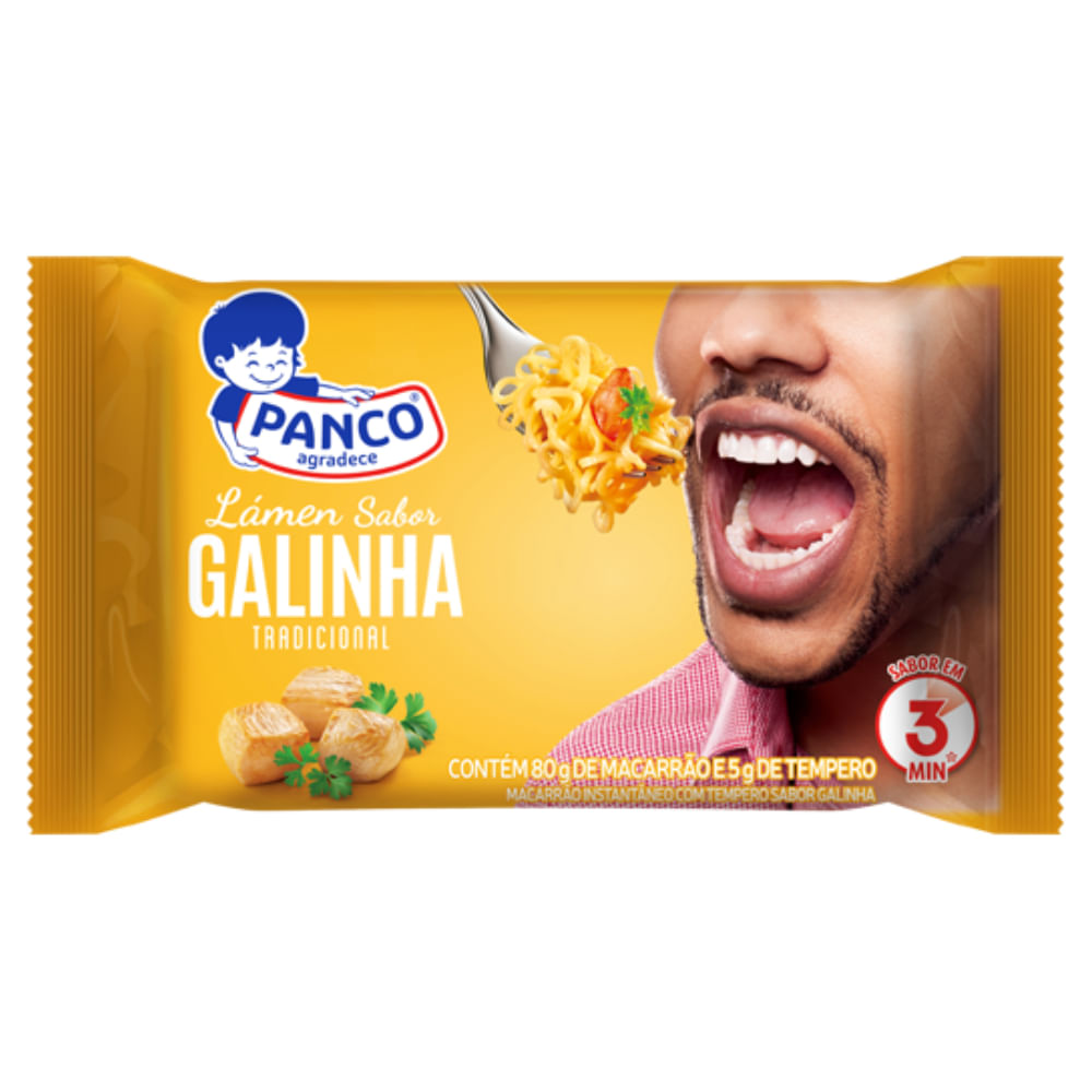 Macarrão Instantâneo Lámen Galinha Panco 85g