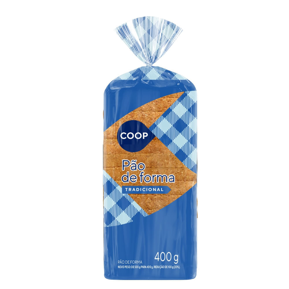 Pão de Forma Coop 400g