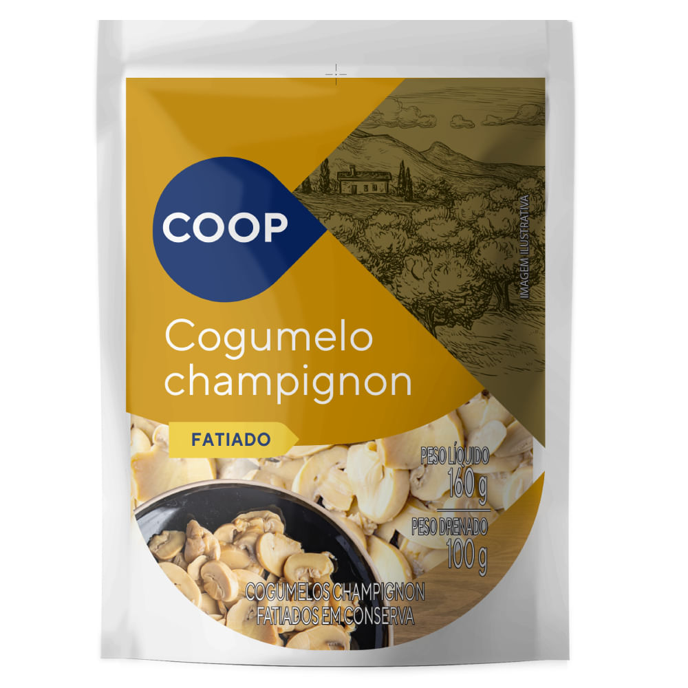 Cogumelo Champignon Coop Fatiado 100g