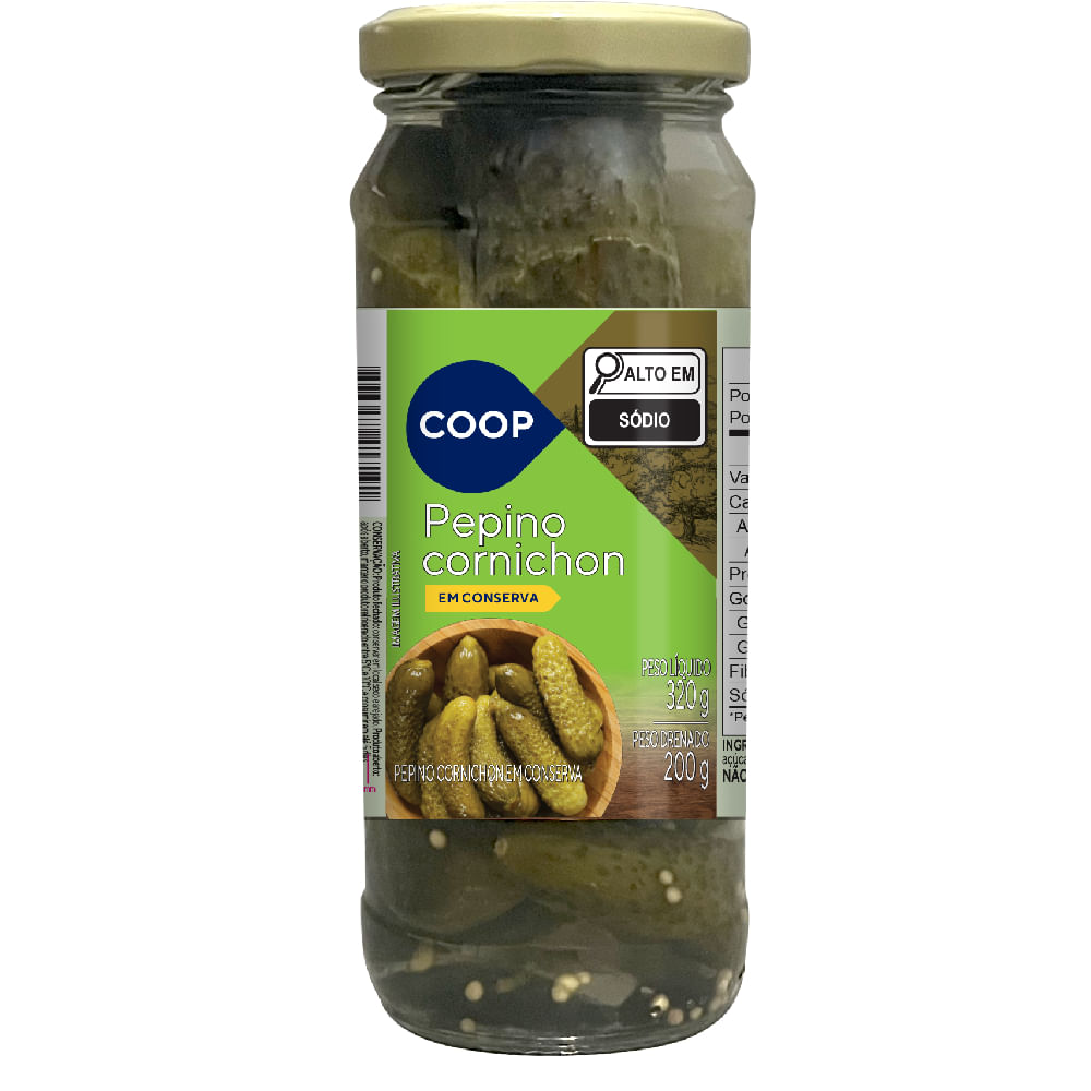 Pepino Cornichon Coop 200g