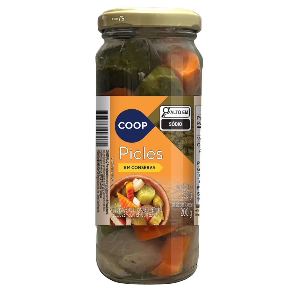 Picles em Conserva Coop 200g
