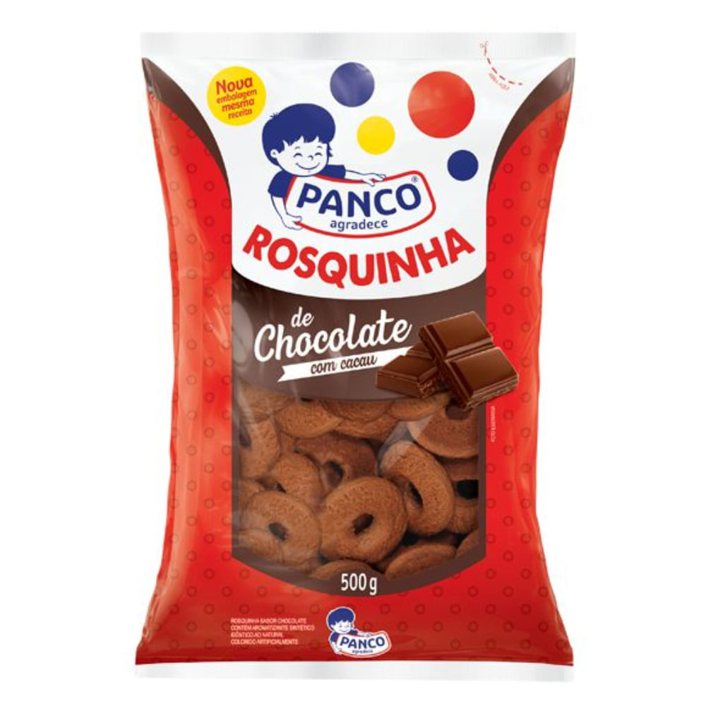 Rosquinha de Chocolate Panco 500g