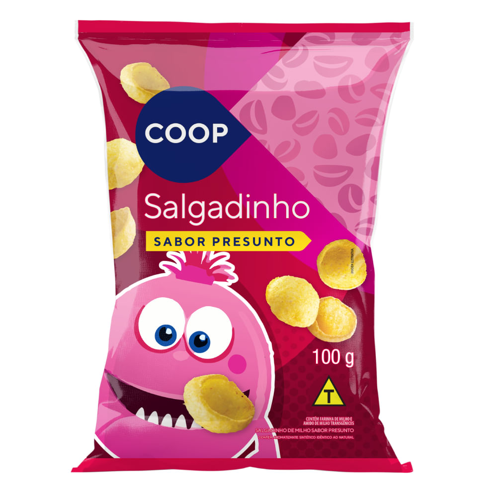 Salgadinho Presunto Coop 100g