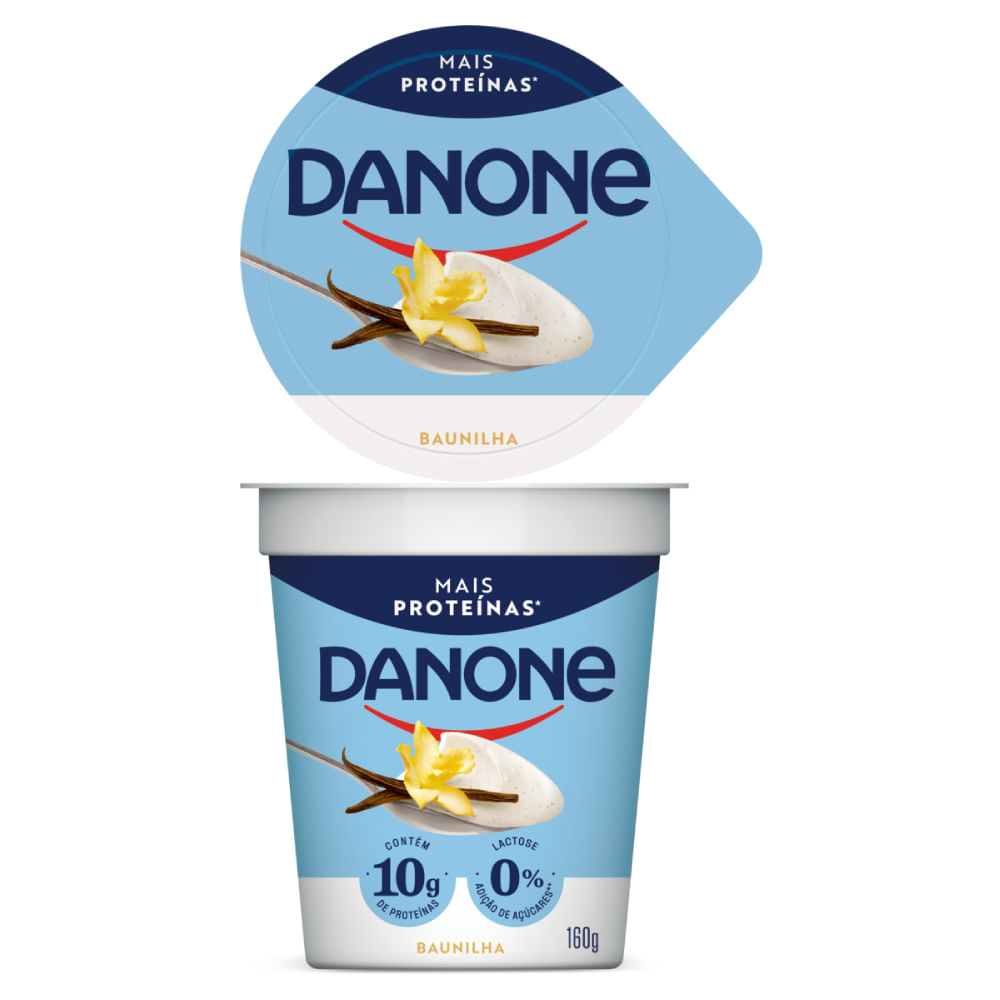 Iogurte Baunilha 10G Zero Lactose Danone 160G