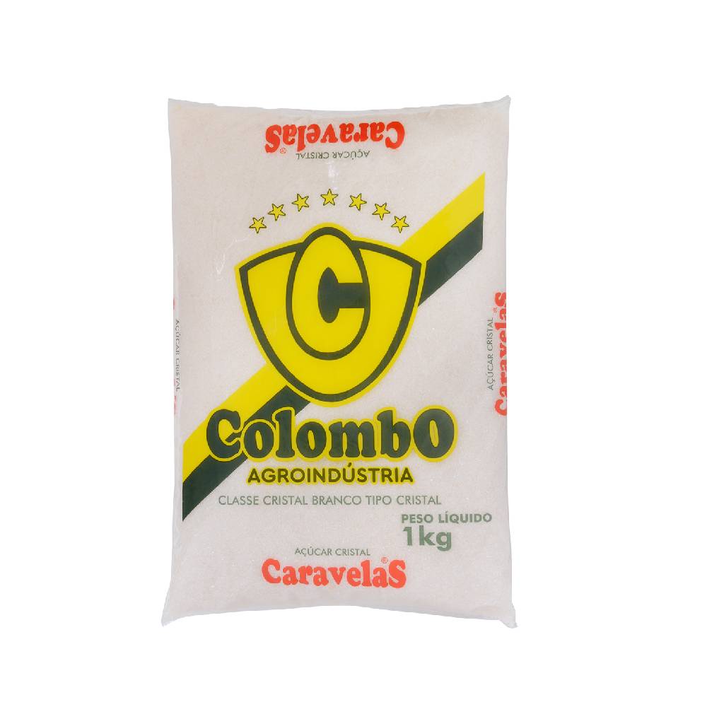 Açúcar Cristal Caravelas 1Kg