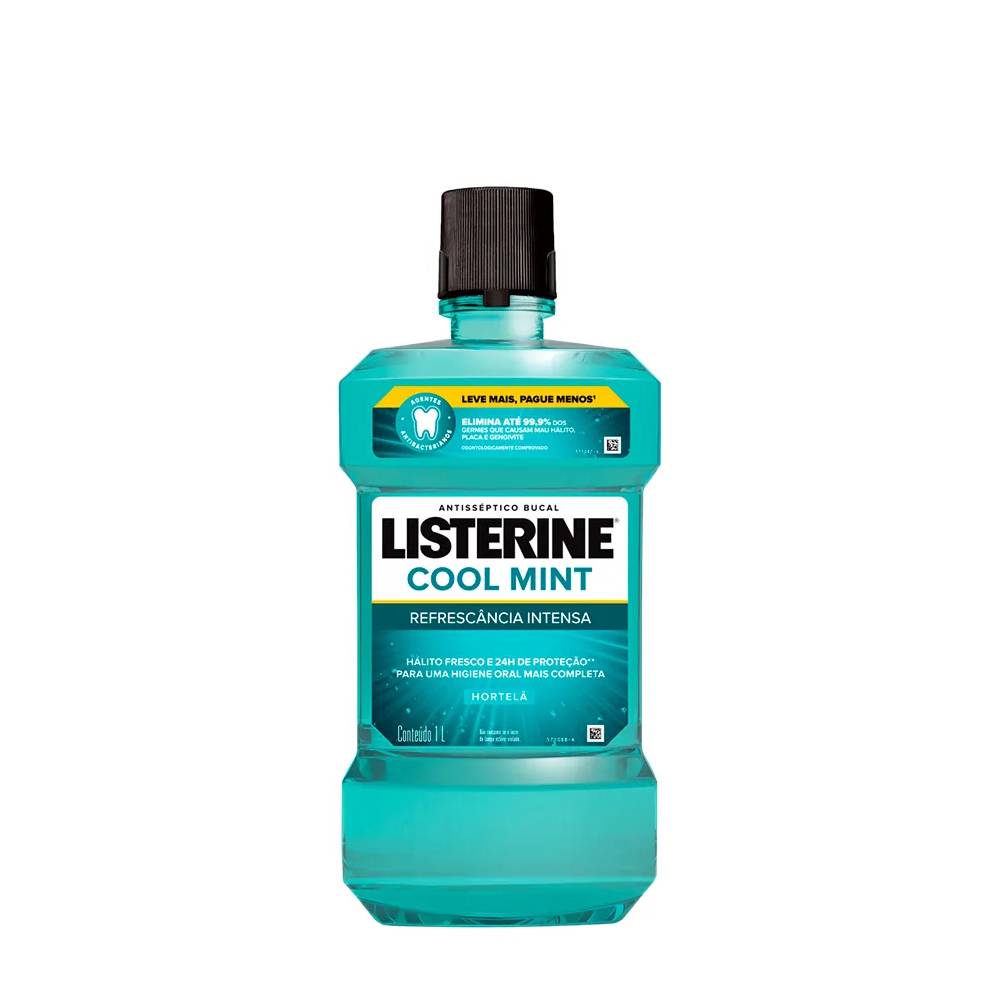 Antisséptico Bucal Cool Mint Listerine 1L