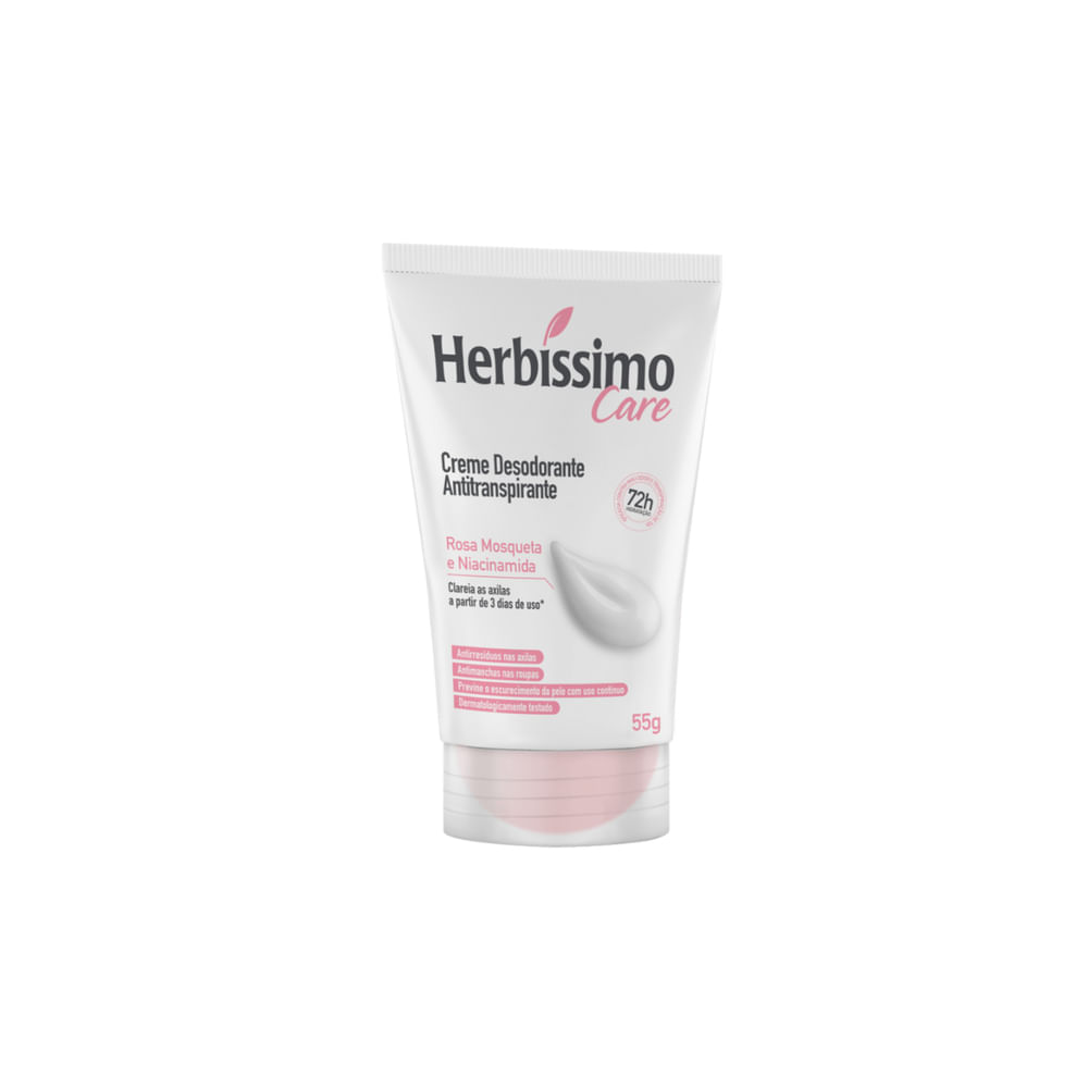 Desodorante Creme Rosa Mosqueta E Niacinamida Herbíssimo Care 55G
