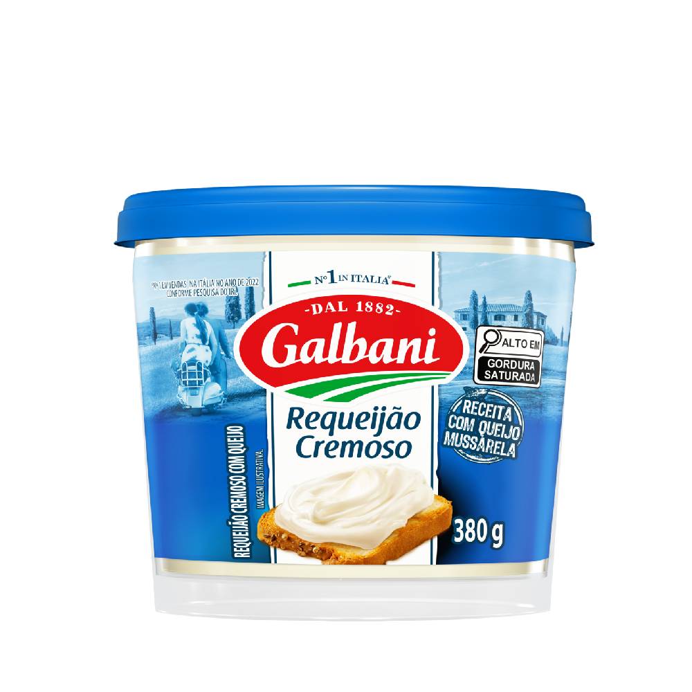 Requeijão Cremoso Com Queijo Galbani 380G