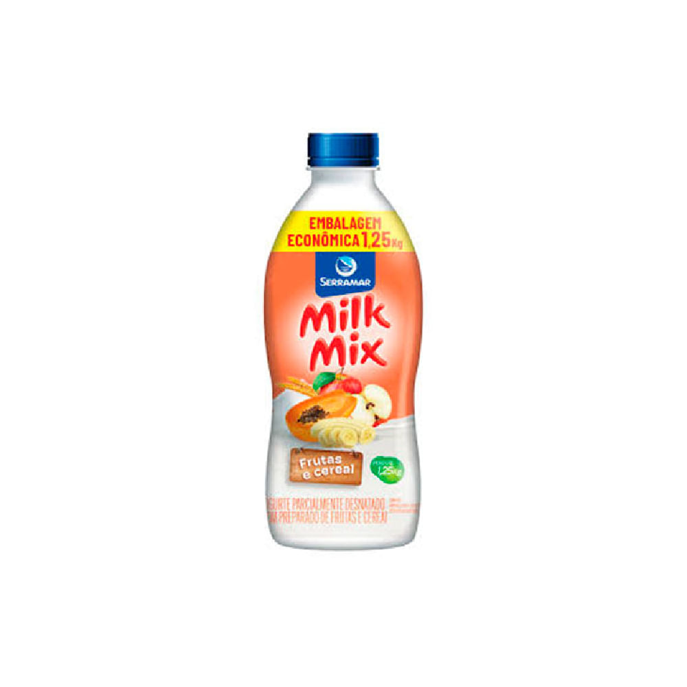 Iogurte Milk Mix Frutas E Cereal Serramar 1.25Kg