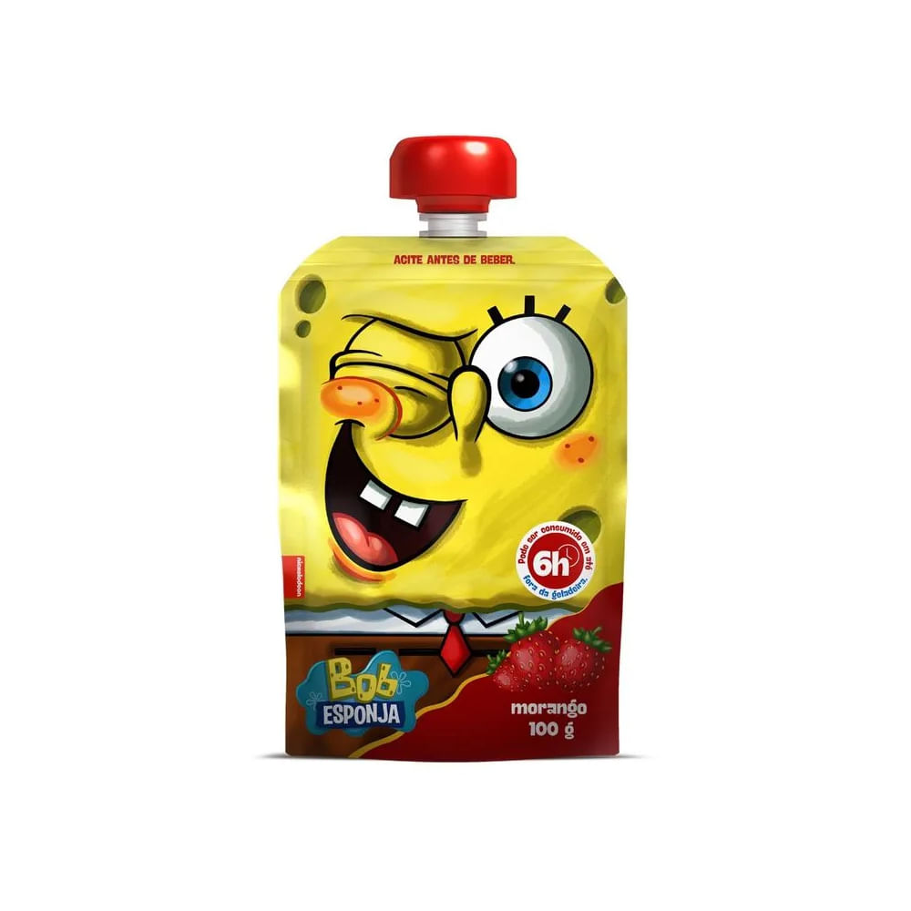Iogurte Morango Bob Esponja Elegê 100G
