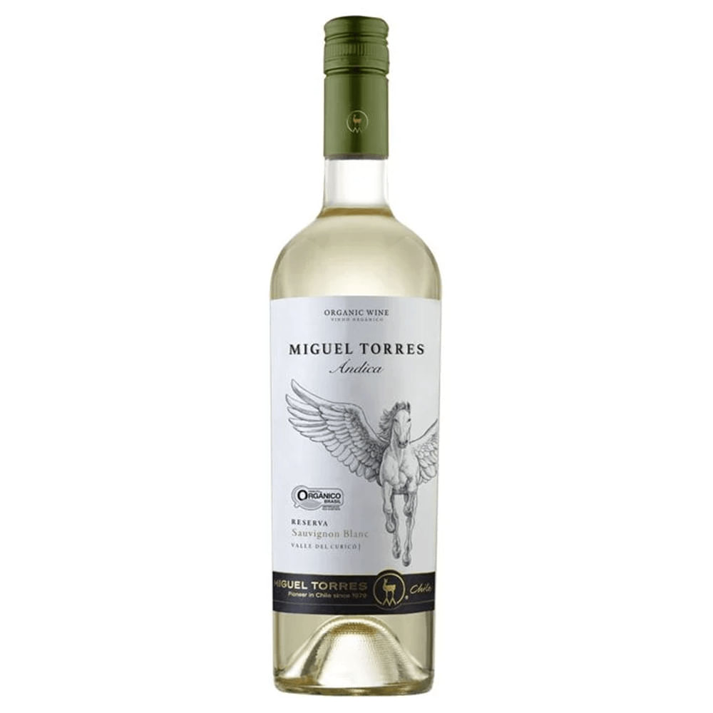 Vinho Chileno Branco Sauvignon Blanc Andica 750Ml