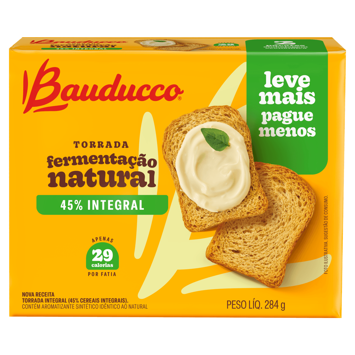 Torrada Integral Bauducco 284g