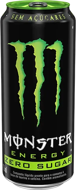 Energético Monster Energy Zero Açúcar Lata 473ml