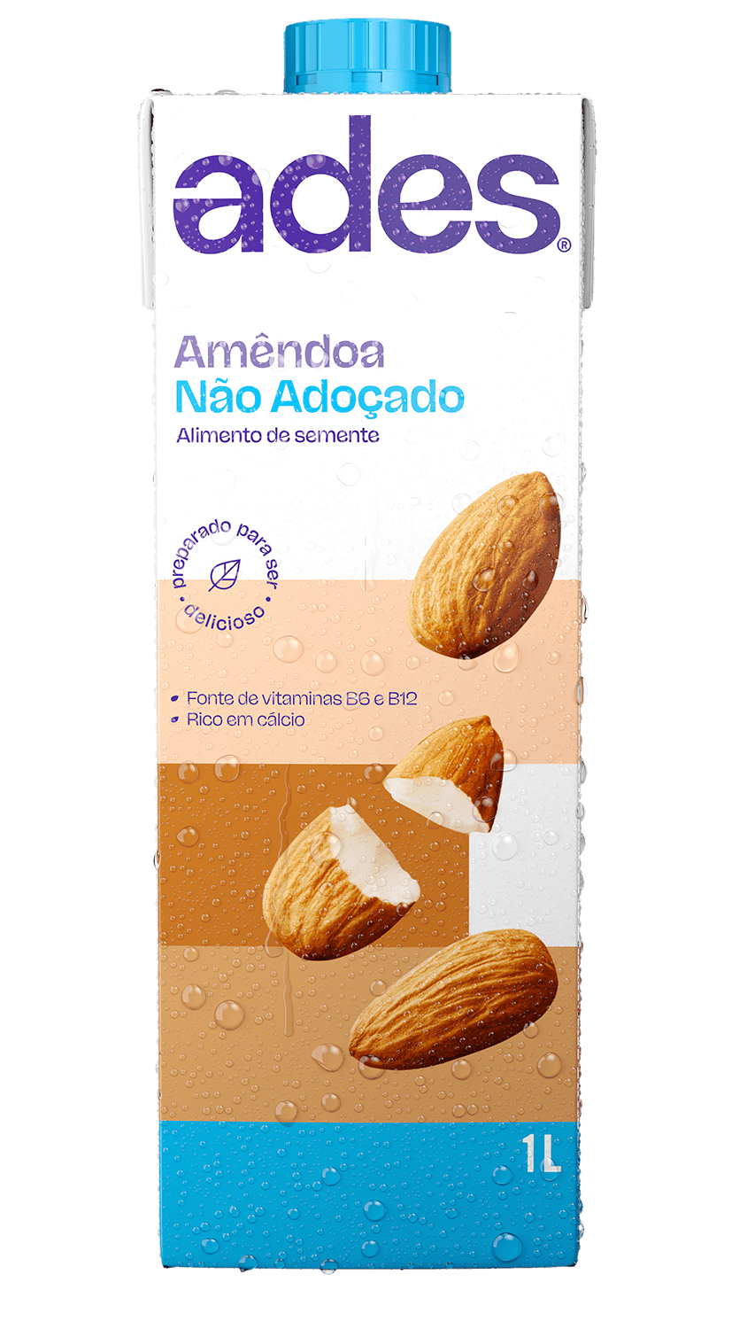 Bebida Amêndoa Ades Sem Açúcar 1L