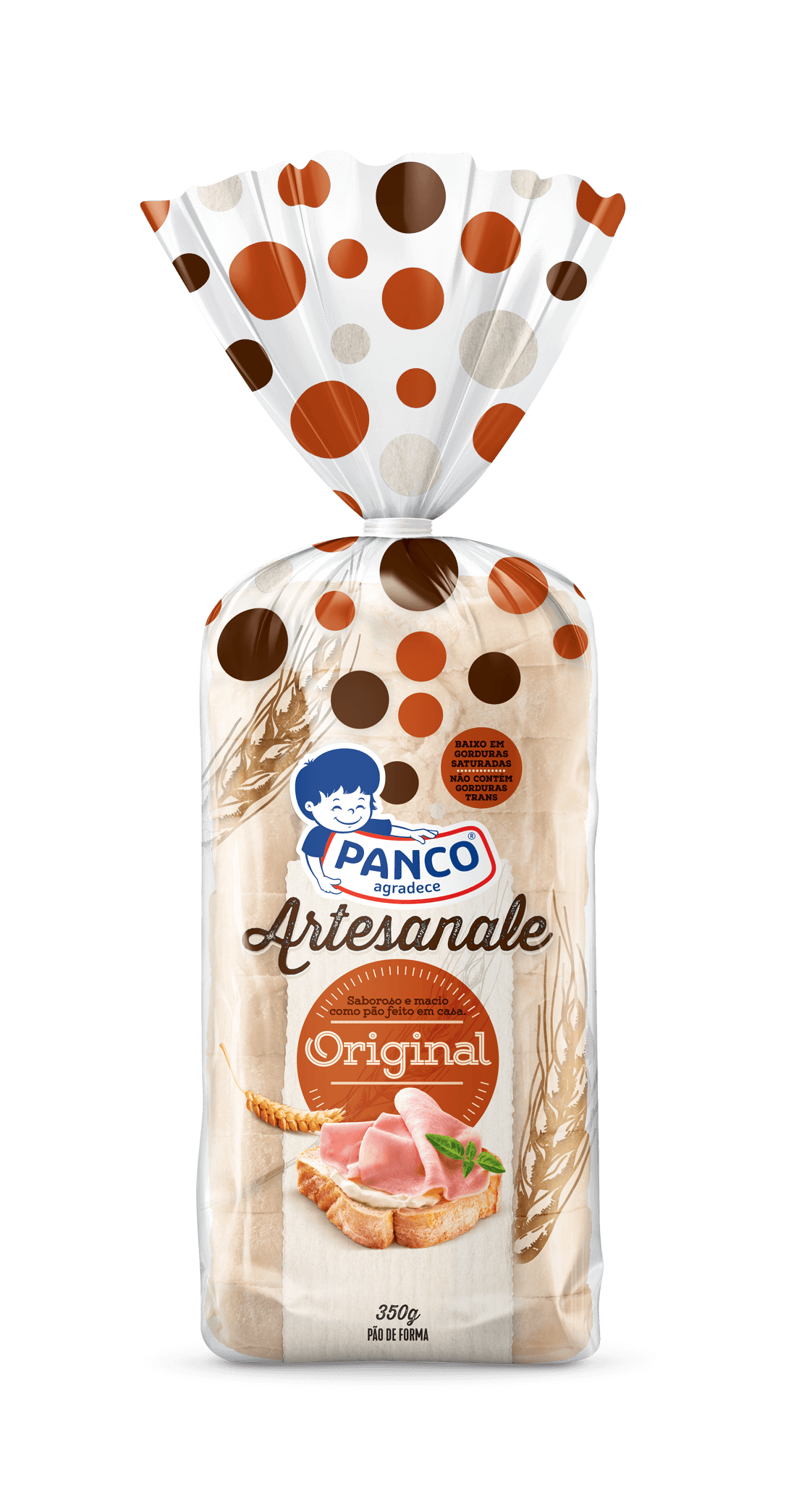 Pão De Forma Artesanale Original Panco 350g