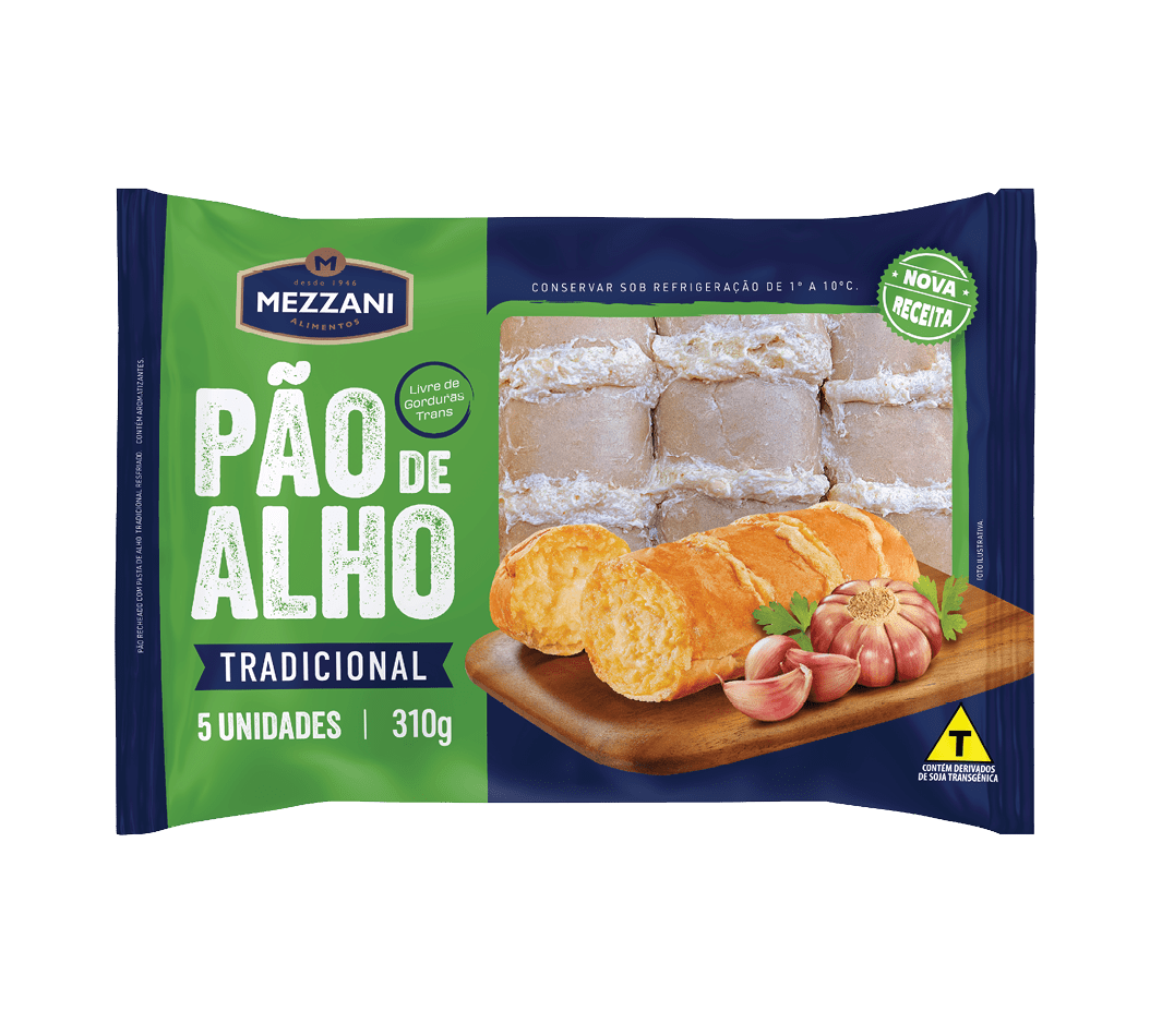 Pão de Alho Tradicional Mezzani 310g