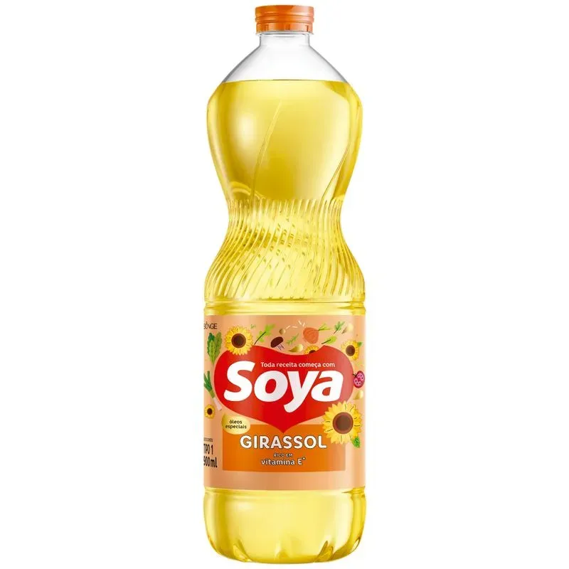 Óleo de Girassol Soya 900ml