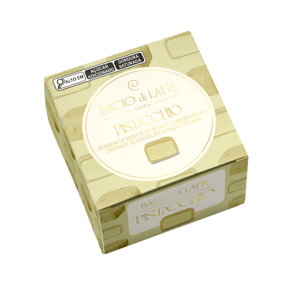 Bombom De Sorvete Pistacchio Bacio Di Latte90G