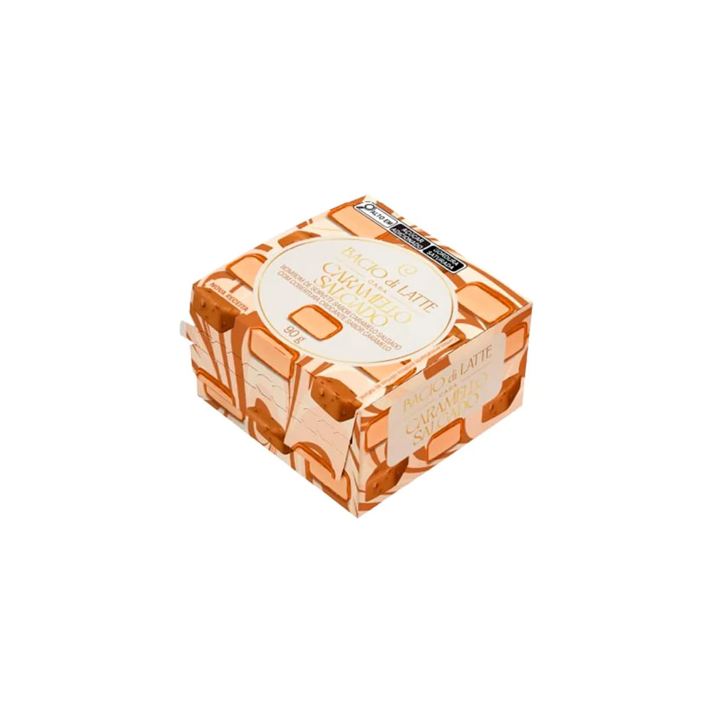 Bombom De Sorvete Caramello Salgado Bacio Di Latte 90G