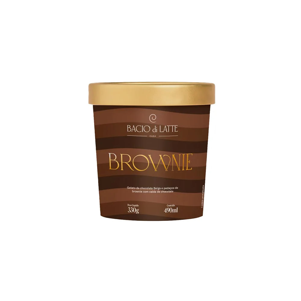 Sorvete Brownie Bacio De Latte 380G