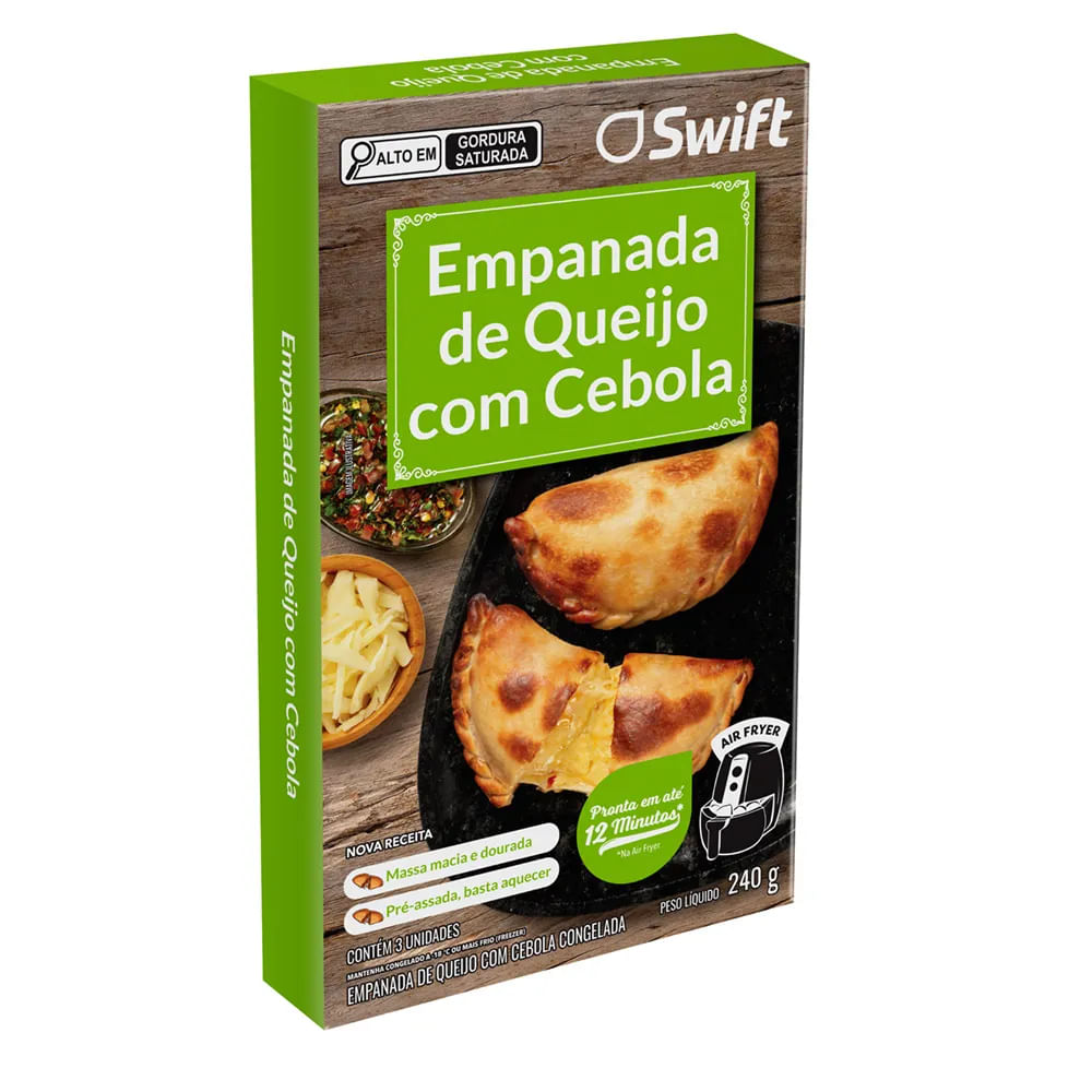 Empanada De Queijo Com Cebola Swift 240G