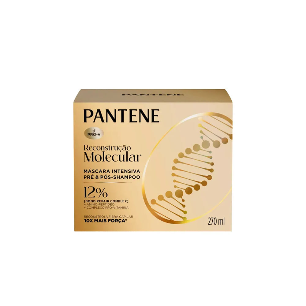 Máscara De Tratamento Reconstrução Molecular Pantene 270Ml