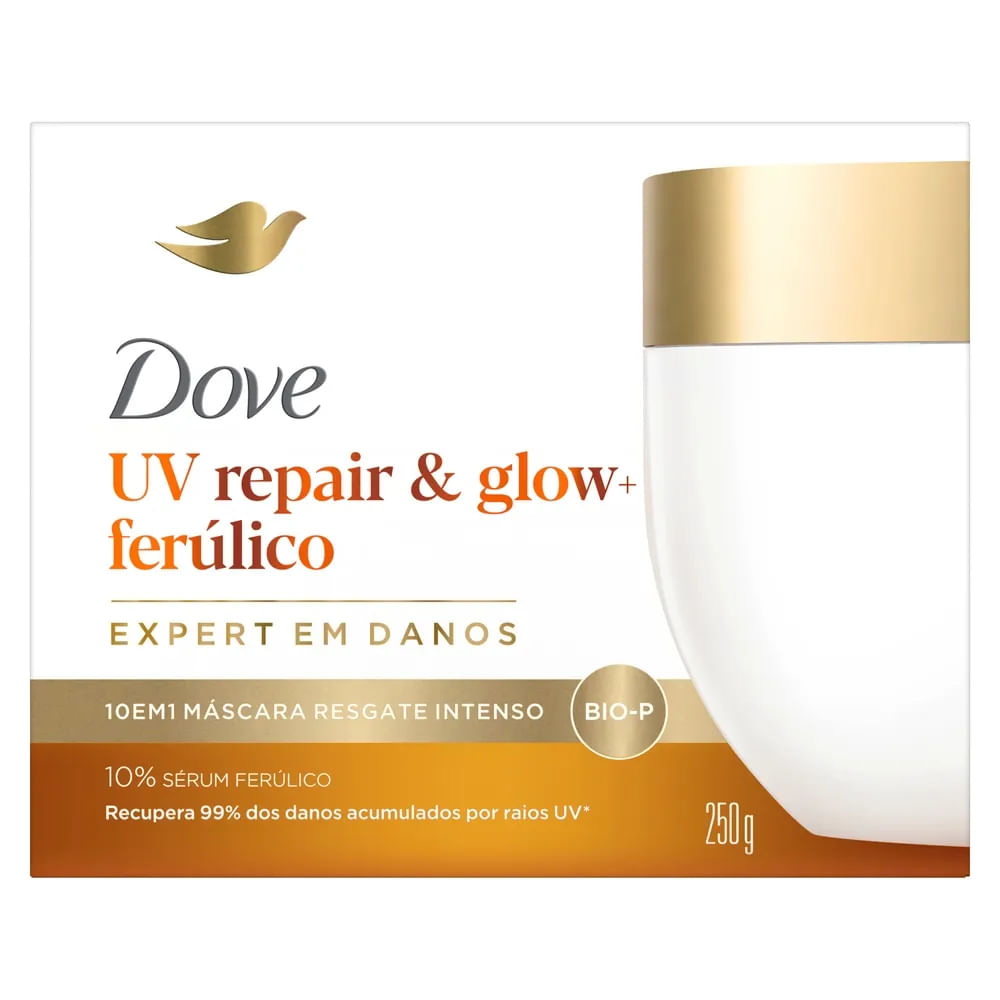 Máscara De Tratamento Uv Repair & Glow Ferúlico Dove 250G