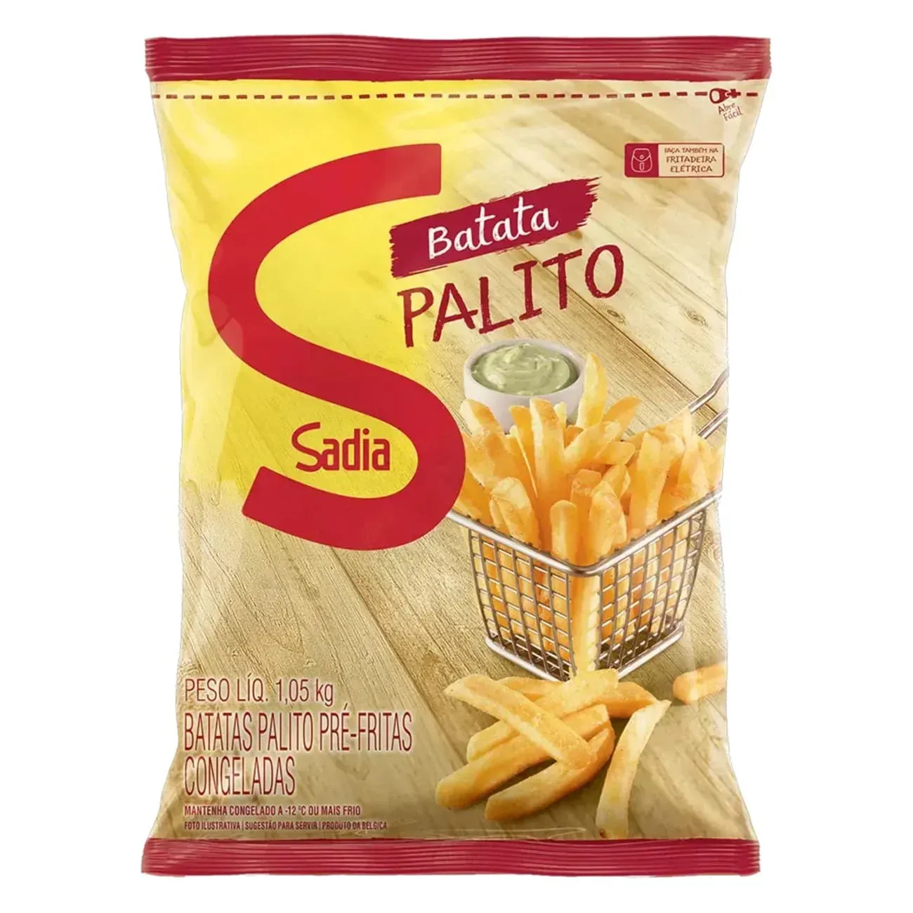 Batata Pré-Frita Palito Congelada Sadia 1,05kg