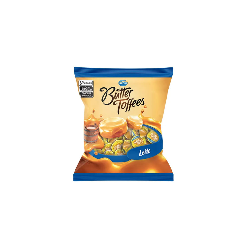 Bala Sabor Leite Butter Toffees 90G