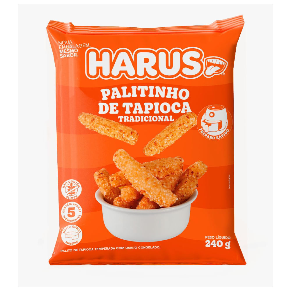 Palitinho De Tapioca Tradicional Harus 240G