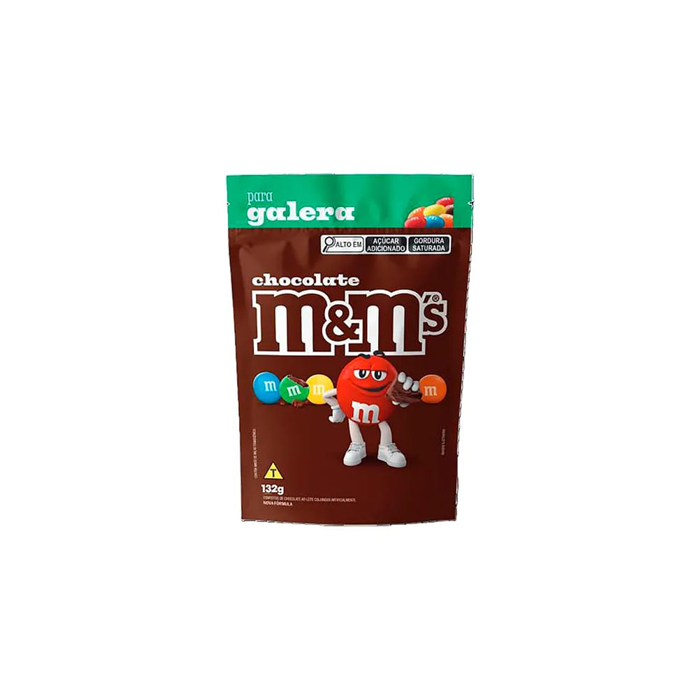 Confeito De Chocolate Ao Leite M&M´S 132G