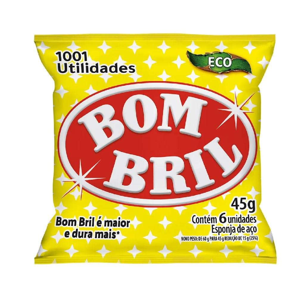 Esponja De Aço Eco Bombril Com 6 Unidades