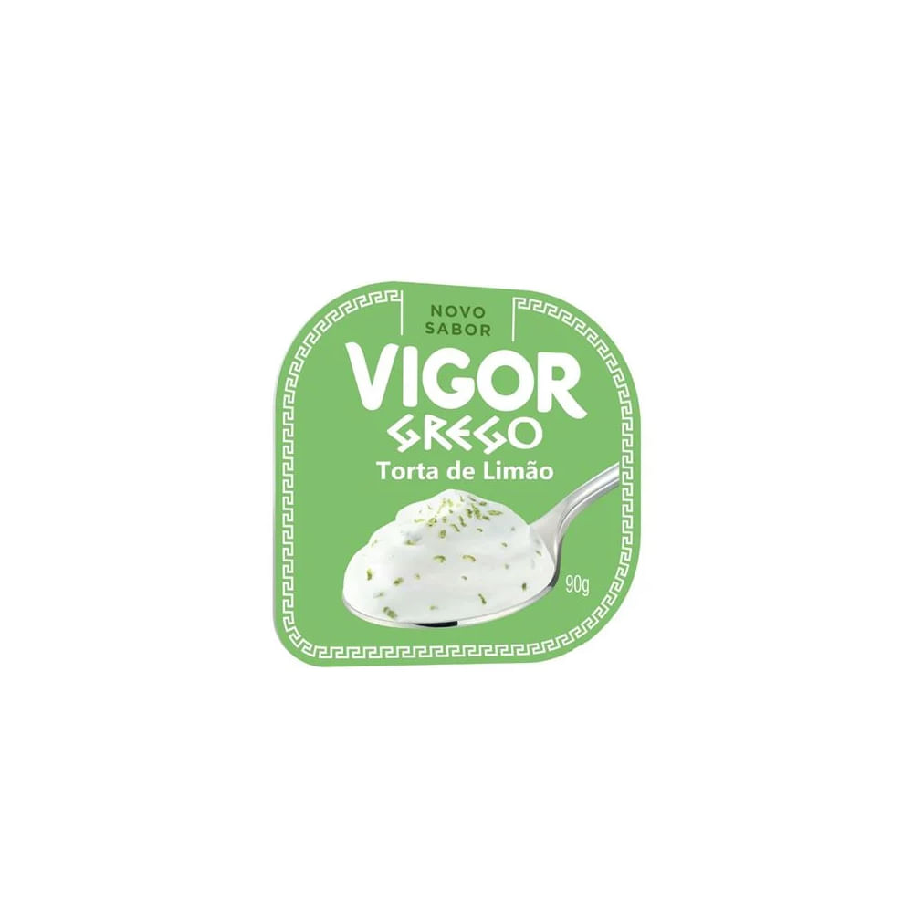 Iogurte Grego Sabor Torta De Limão Vigor 90G