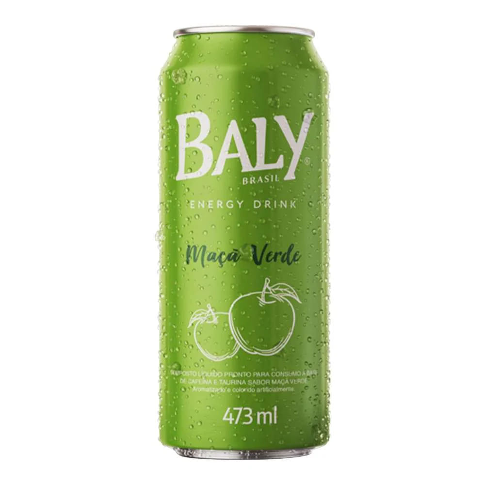 Energético Sabor Maçã Verde Baly 473Ml