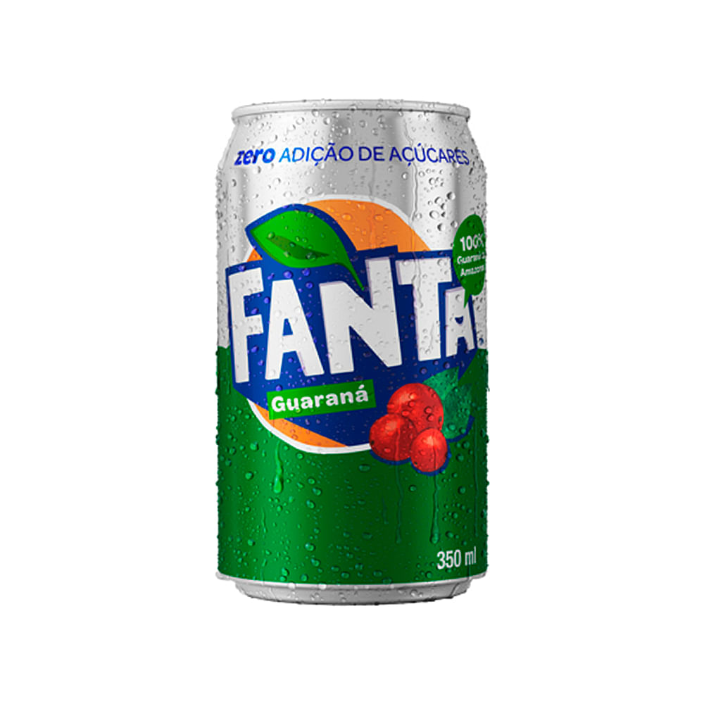 Refrigerante Zero Açucar Guaraná Fanta 350Ml