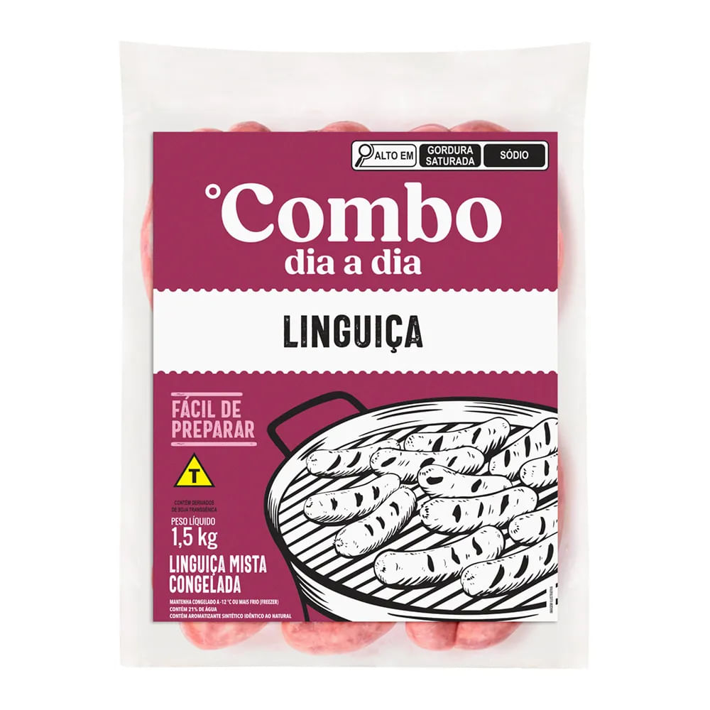 Linguiça Mista Combo 1,5Kg