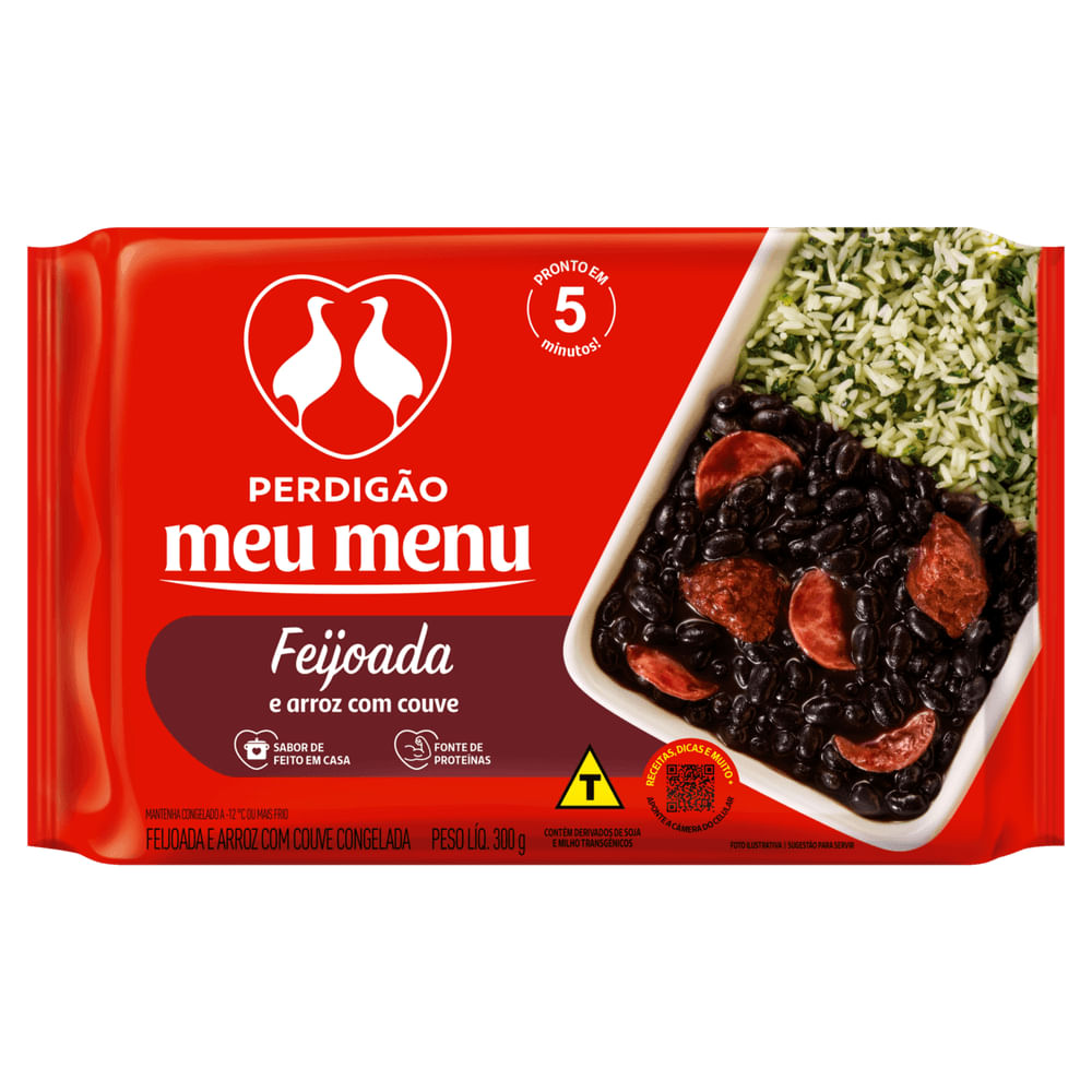 Feijoada E Arroz Com Couve Meu Menu Perdigão 300G