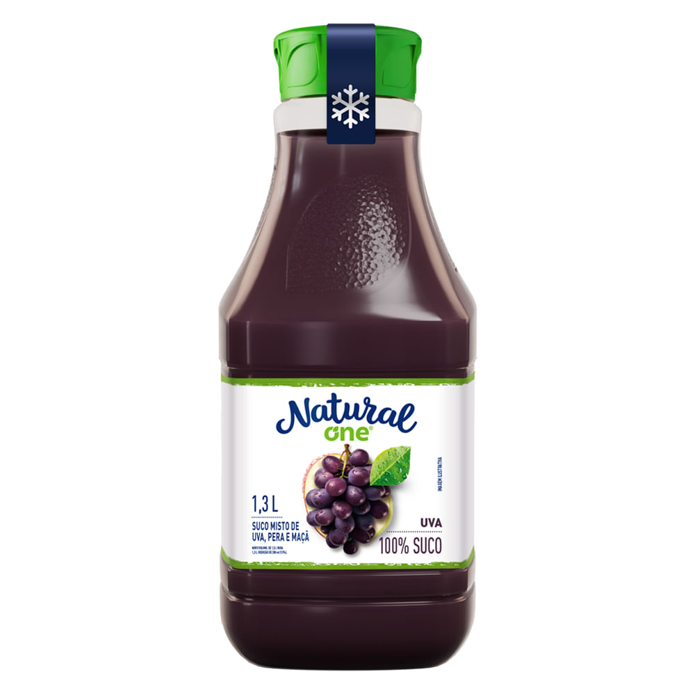 Suco Misto De Uva, Pera E Maçã Natural One 1,3L