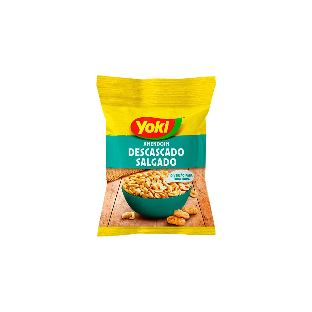 Amendoim Descascado Salgado Yoki 110G