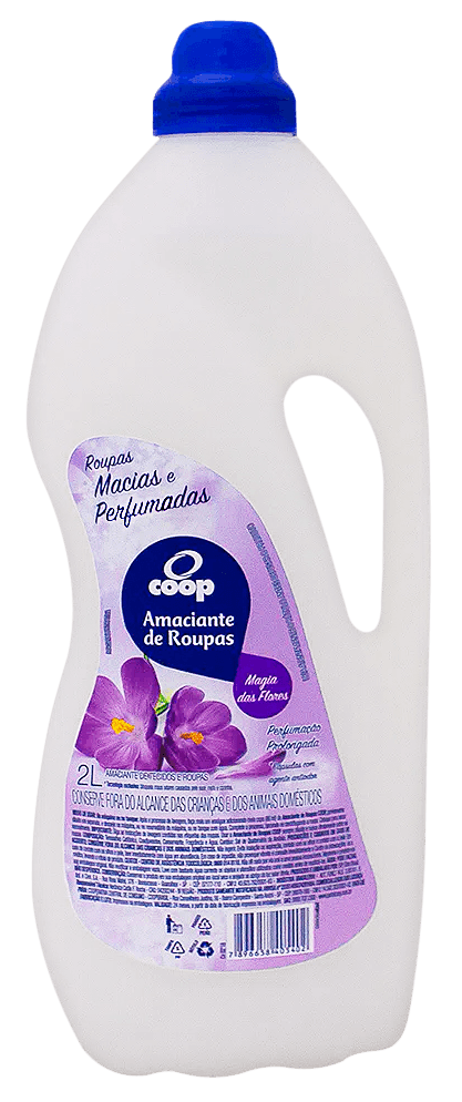 Amaciante para Roupas Branco Coop 2 Litros