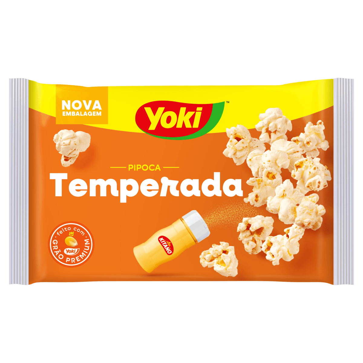 Pipoca para Micro-ondas Temperada Yoki 100g