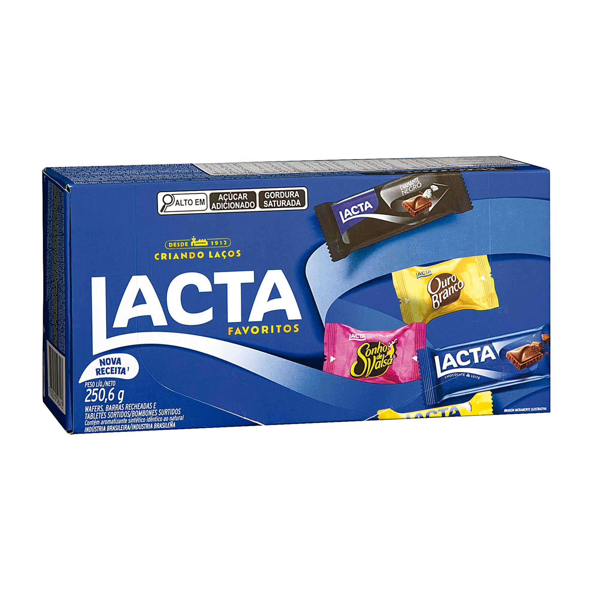 Bombom Lacta Favoritos 250,6g