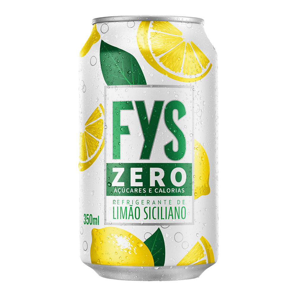 Refrigerante Limão Siciliano Zero Fys 350ml